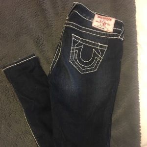 True religion skinny distressed jeans